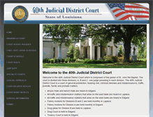 Tablet Screenshot of 40thjdc.org